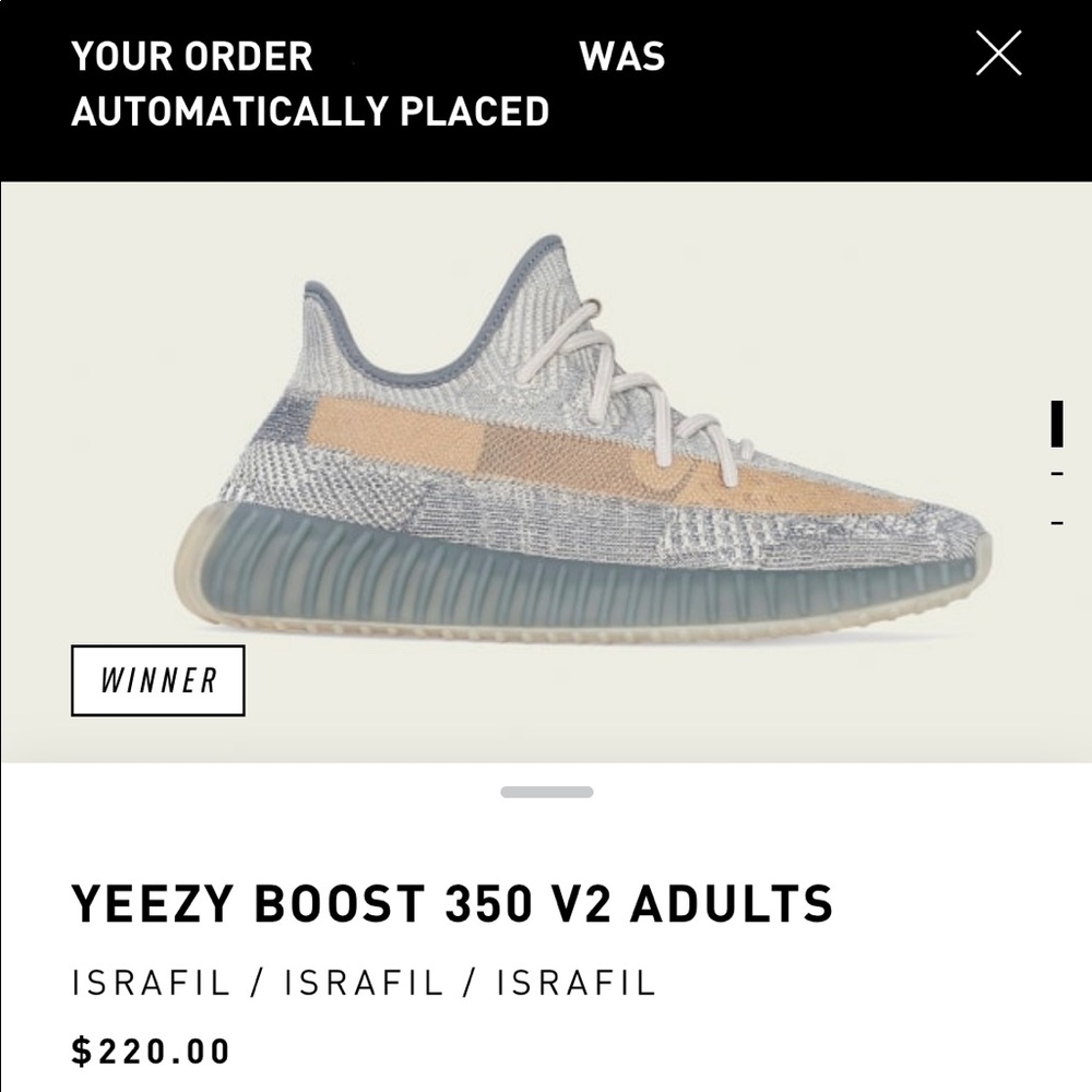 Adidas Yeezy 350 Israfil Size 8.5M - Picture 3 of 3